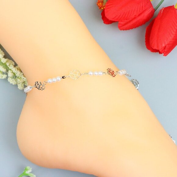 "Handmade Anklet – A Stylish Choice for Women, Thoughtful Gift Idea, EVCH1742 - Picture 6 of 10